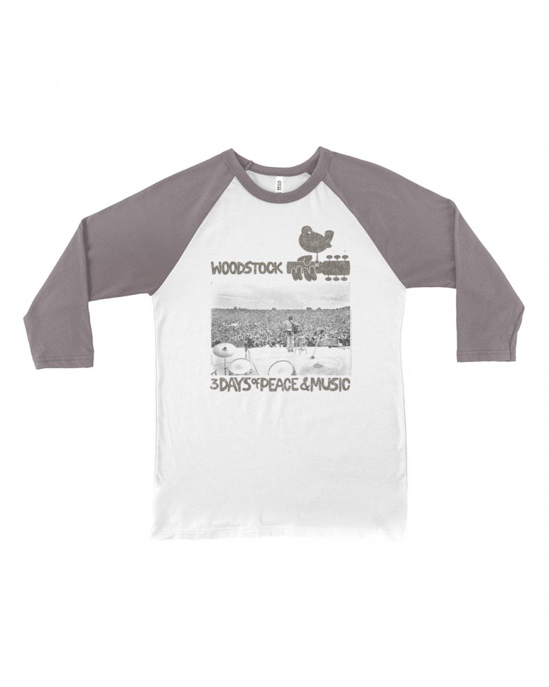 Woodstock 3/4 Sleeve Baseball Tee | On Stage At Shirt $11.68 Shirts