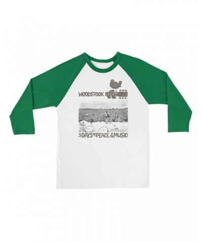 Woodstock 3/4 Sleeve Baseball Tee | On Stage At Shirt $11.68 Shirts