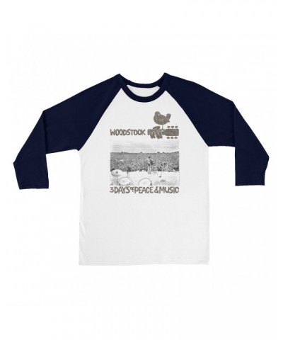 Woodstock 3/4 Sleeve Baseball Tee | On Stage At Shirt $11.68 Shirts