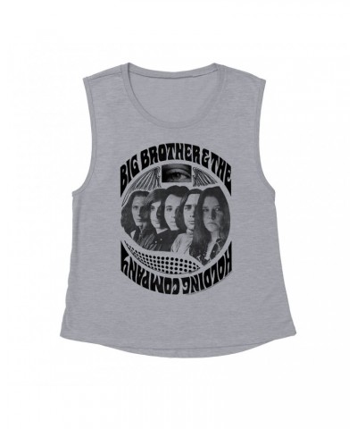 Big Brother & The Holding Company Ladies' Muscle Tank Top | Feat. Janis Joplin 1967 Poster Big Brother and The Holding Co. Sh...