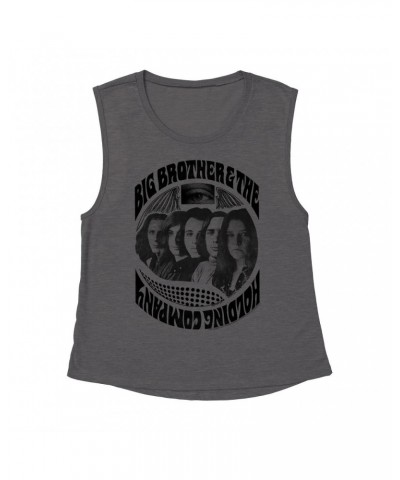 Big Brother & The Holding Company Ladies' Muscle Tank Top | Feat. Janis Joplin 1967 Poster Big Brother and The Holding Co. Sh...