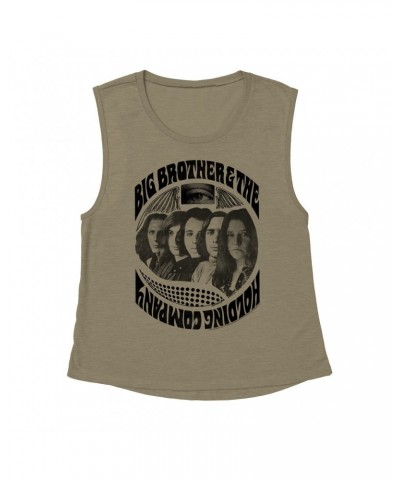 Big Brother & The Holding Company Ladies' Muscle Tank Top | Feat. Janis Joplin 1967 Poster Big Brother and The Holding Co. Sh...