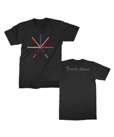 Touché Amoré 7 Color Asterisk Tee (Black) $8.96 Shirts