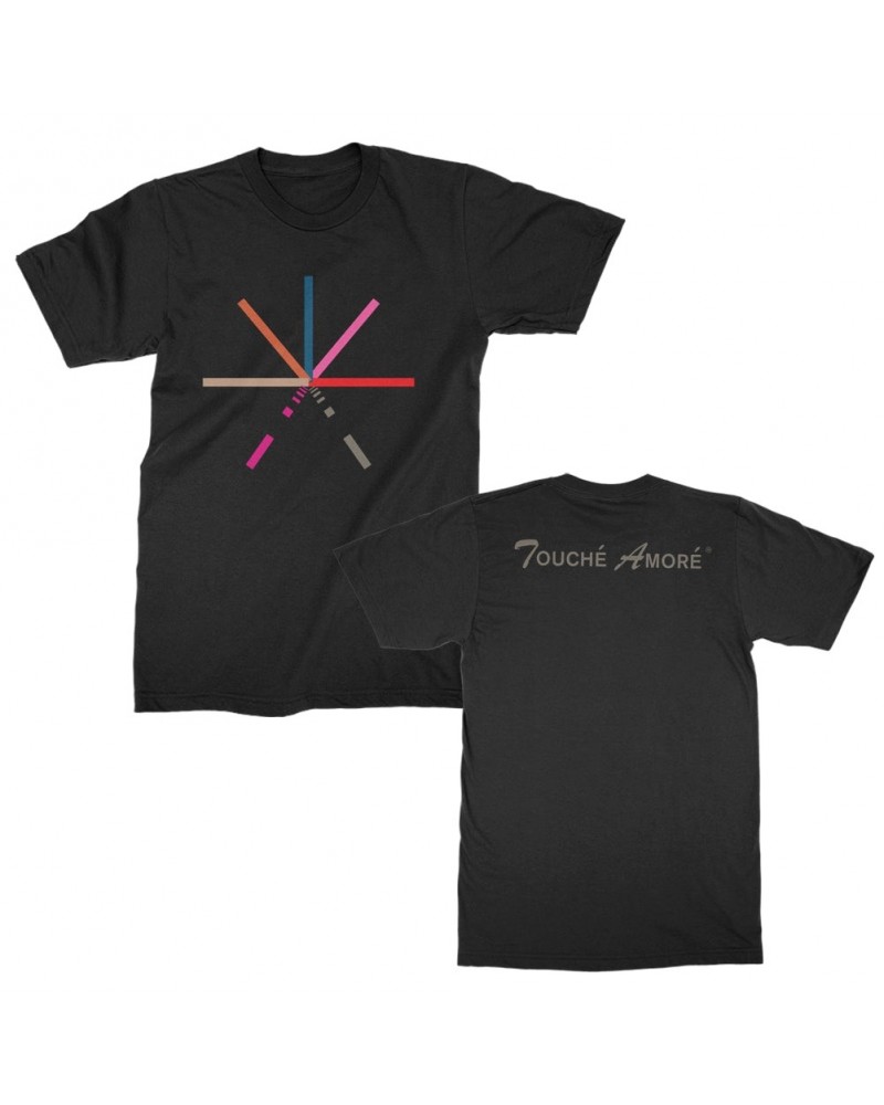 Touché Amoré 7 Color Asterisk Tee (Black) $8.96 Shirts