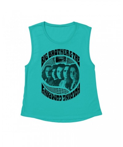 Big Brother & The Holding Company Ladies' Muscle Tank Top | Feat. Janis Joplin 1967 Poster Big Brother and The Holding Co. Sh...