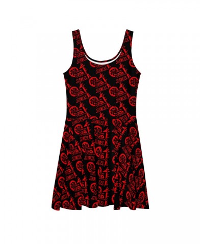 Steam Powered Giraffe Black with Red SPG Logo Skater Dress $22.05 Dresses