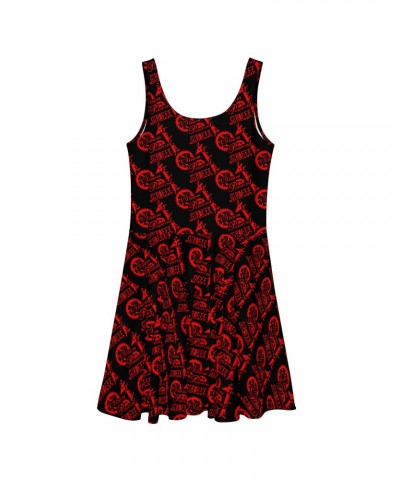 Steam Powered Giraffe Black with Red SPG Logo Skater Dress $22.05 Dresses