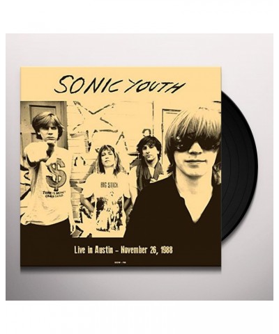 Sonic Youth Live In Austin November 26 1988 Vinyl Record $10.73 Vinyl