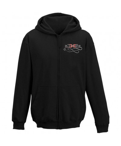 King's X Fly Logo Single Breath Zip Hoodie $16.65 Sweatshirts