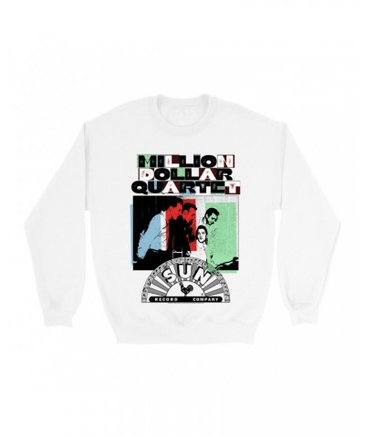 Sun Records Sweatshirt | Multi-Color Million Dollar Quartet Image Sweatshirt $10.83 Sweatshirts