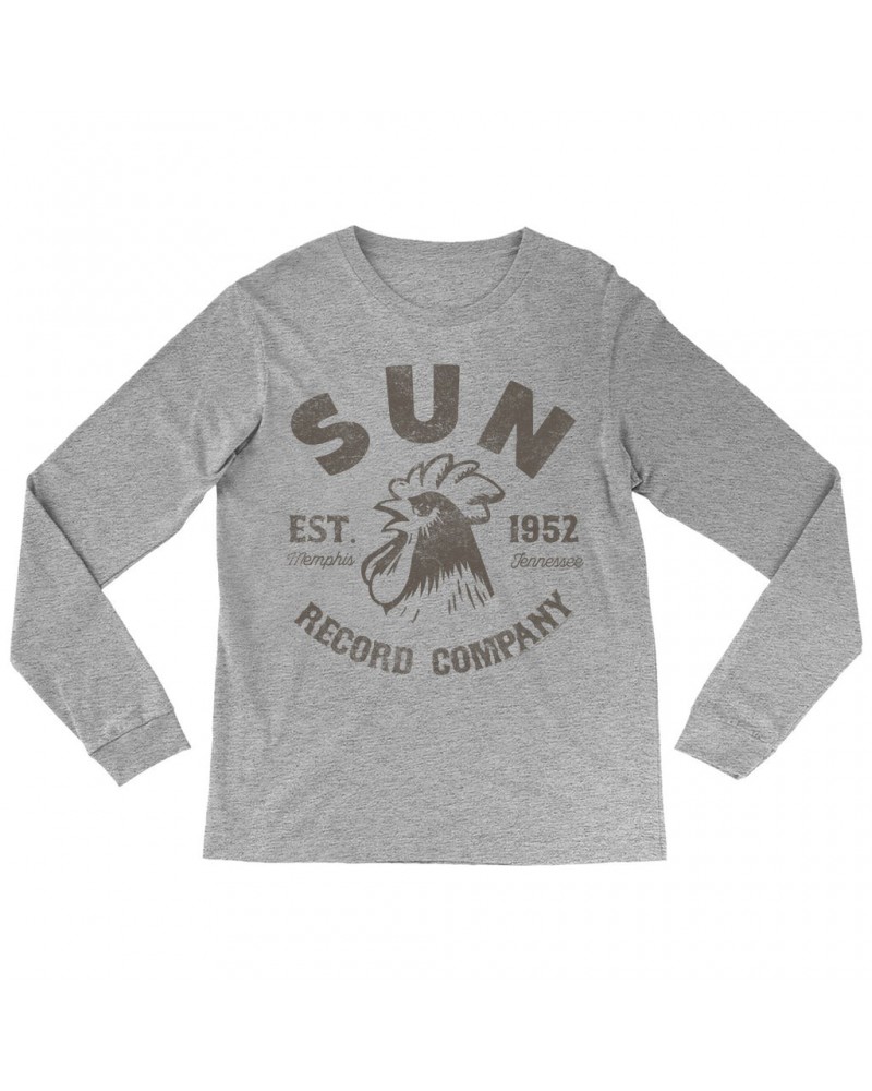 Sun Records Long Sleeve Shirt | Est. 1952 Memphis Tennessee Distressed Shirt $14.38 Shirts