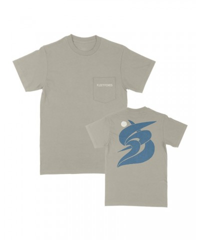 Fleet Foxes Shore Tee (Khaki) $10.08 Shirts