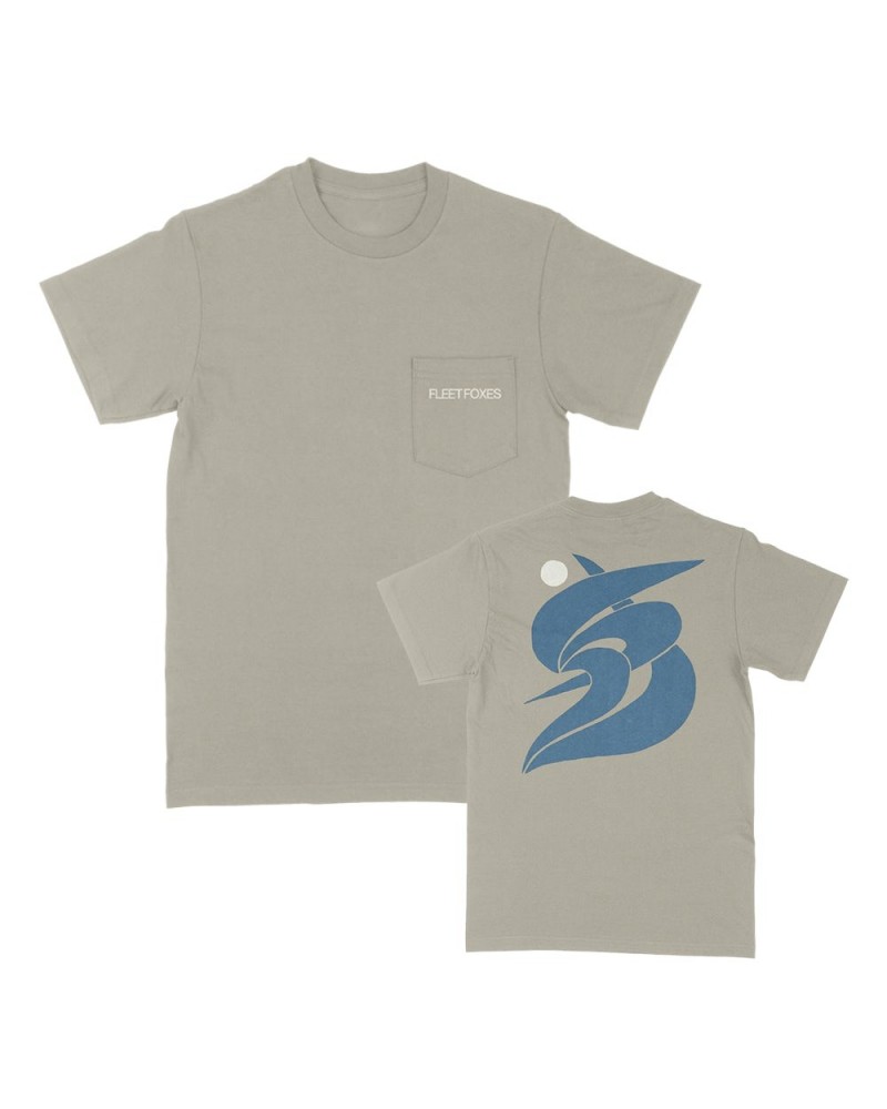 Fleet Foxes Shore Tee (Khaki) $10.08 Shirts