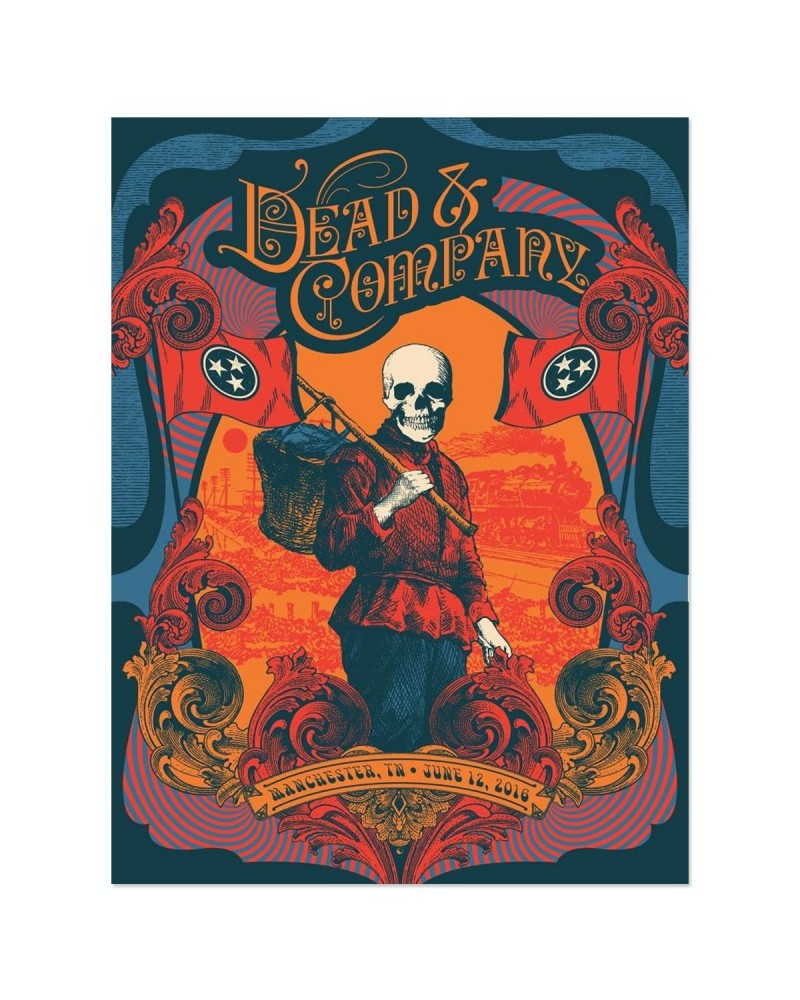 Dead & Company Manchester Tennessee Exclusive Event Poster $24.00 Decor