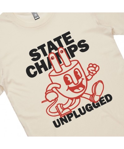 State Champs Unplugged Tee (Natural) $9.29 Shirts