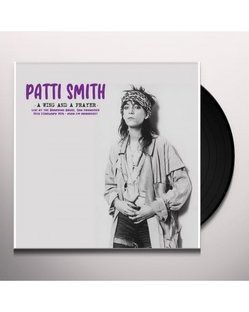 Patti Smith Wing & A Prayer: Live At The Boarding House San Francisco 15th February 1976 - Ksan Fm Broadcast Vinyl Record $11...