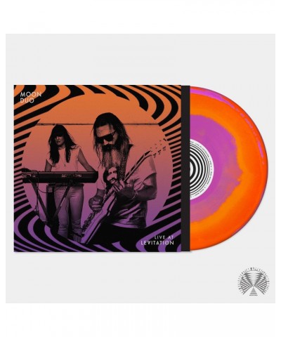 Moon Duo Live At Levitation (Orange & Purple Swirl) Vinyl Record $10.56 Vinyl