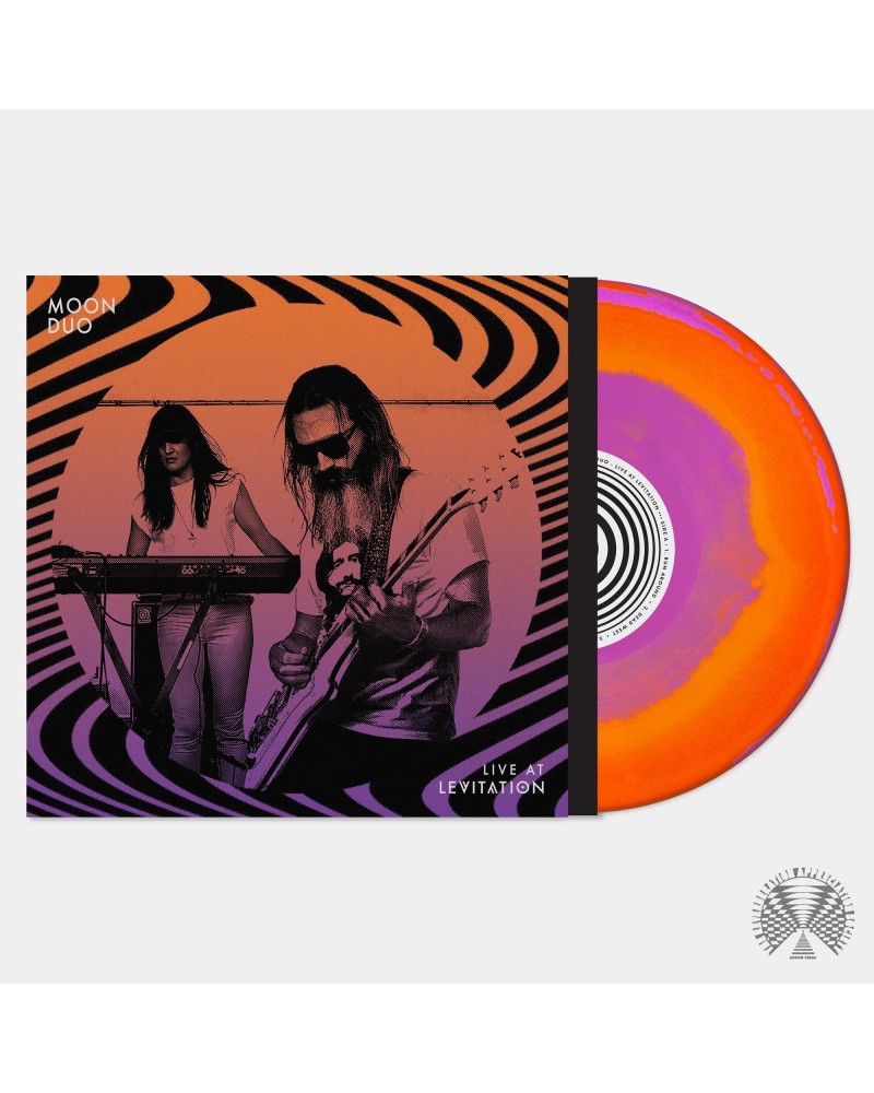 Moon Duo Live At Levitation (Orange & Purple Swirl) Vinyl Record $10.56 Vinyl