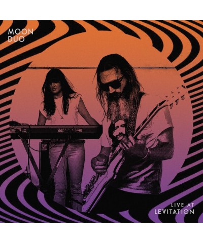 Moon Duo Live At Levitation (Orange & Purple Swirl) Vinyl Record $10.56 Vinyl