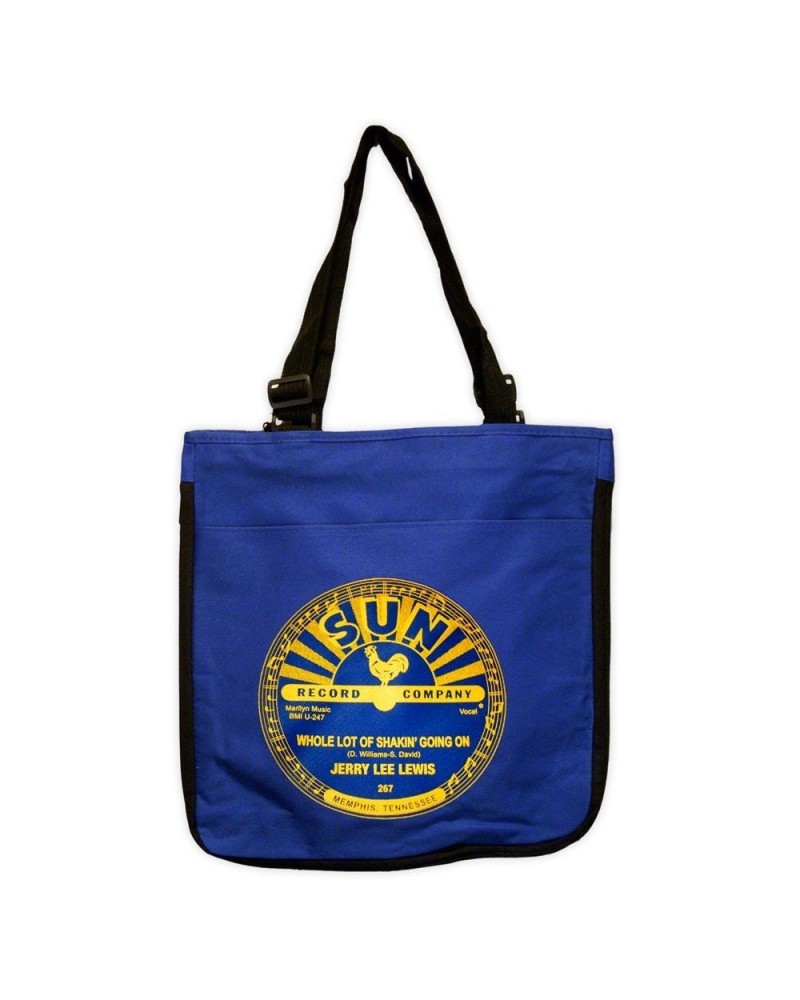 Jerry Lee Lewis Whole Lot of Shakin Tote Bag - Blue $5.53 Bags