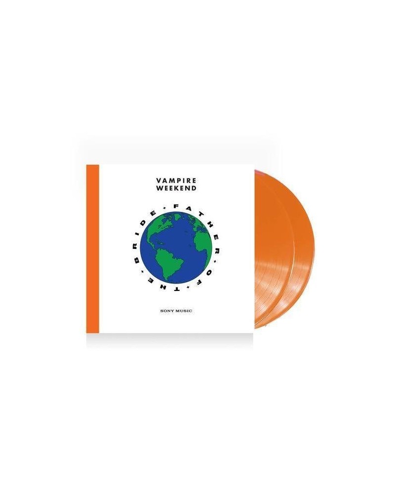 Vampire Weekend FATHER OF THE BRIDE - Limited Edition Orange Colored Double LP Vinyl Record $20.09 Vinyl