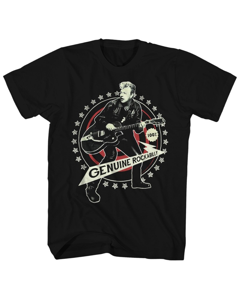 Brian Setzer Stray Cats T-Shirt | 100% Genuine Rockabilly Stray Cats Shirt $2.69 Shirts