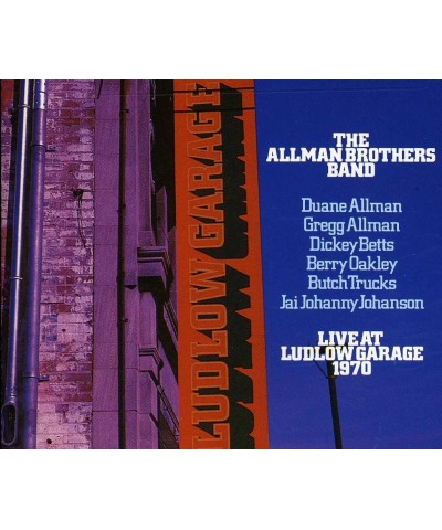 Allman Brothers Band LIVE AT LUDLOW GARAGE CD $4.95 CD