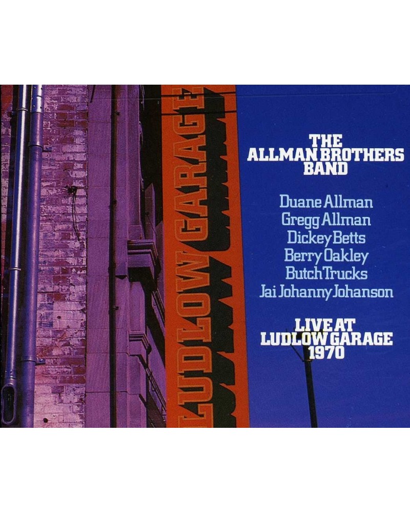 Allman Brothers Band LIVE AT LUDLOW GARAGE CD $4.95 CD