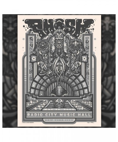 Phish Limited Edition Silver Metal "Ghost” LP on LP 04 Poster by Drew Millward $29.25 Vinyl