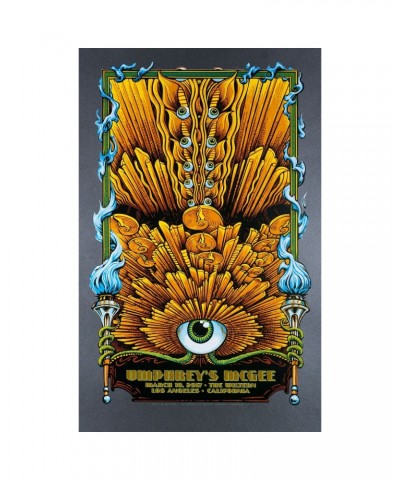 Umphrey's McGee Masthay Wiltern Los Angeles Poster $14.10 Decor