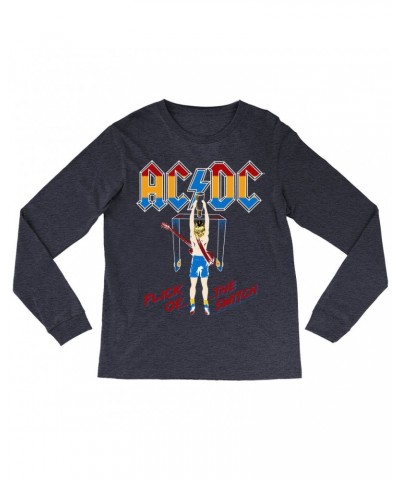 AC/DC Long Sleeve Shirt | Colorful Flick Of The Switch Shirt $10.78 Shirts