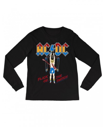 AC/DC Long Sleeve Shirt | Colorful Flick Of The Switch Shirt $10.78 Shirts