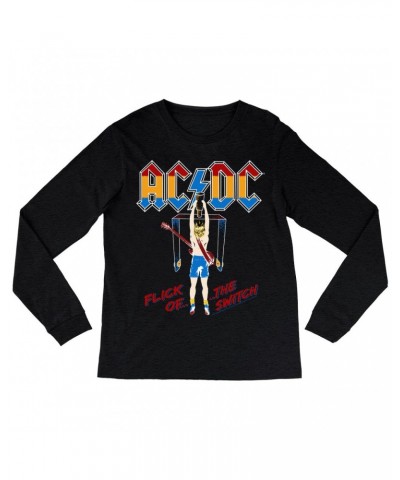 AC/DC Long Sleeve Shirt | Colorful Flick Of The Switch Shirt $10.78 Shirts