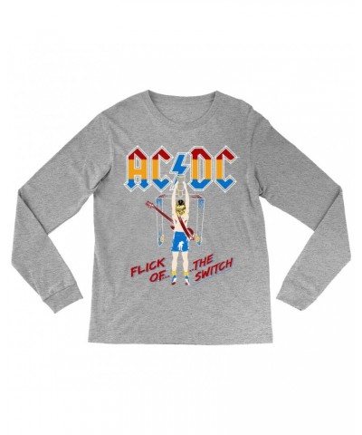 AC/DC Long Sleeve Shirt | Colorful Flick Of The Switch Shirt $10.78 Shirts