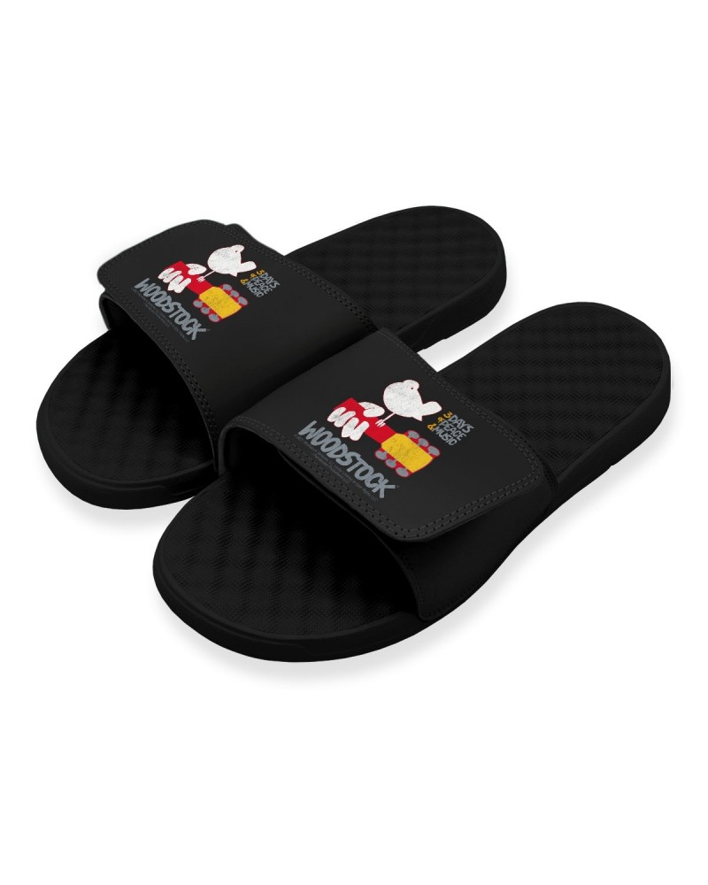 Woodstock 3 Days Of Peace And Music Logo Sandals $16.50 Footware