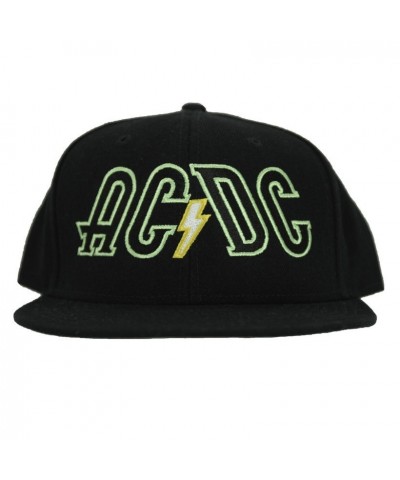 AC/DC Neon Bolt Logo Snapback Hat $6.60 Hats