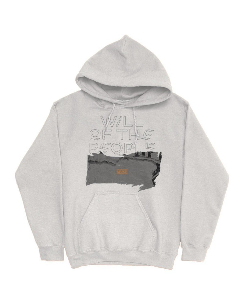 Muse Will of the People Ghosts White Hoodie $22.23 Sweatshirts