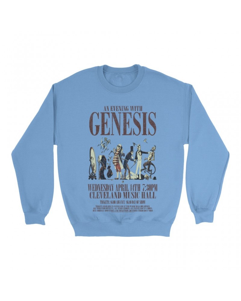 Genesis Bright Colored Sweatshirt | Cleveland Music Hall Concert Sweatshirt $15.73 Sweatshirts