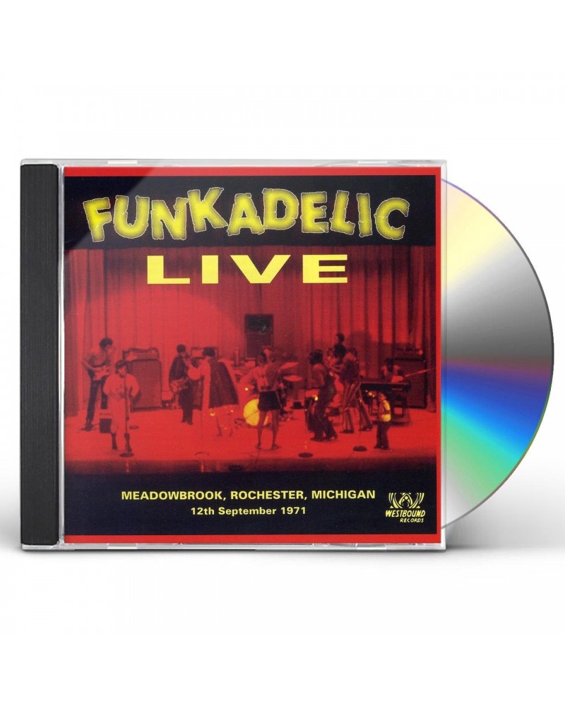 Funkadelic LIVE AT MEADOWBROOK CD $7.36 CD