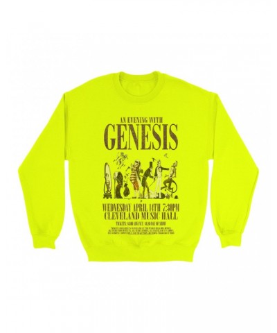 Genesis Bright Colored Sweatshirt | Cleveland Music Hall Concert Sweatshirt $15.73 Sweatshirts