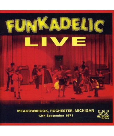 Funkadelic LIVE AT MEADOWBROOK CD $7.36 CD