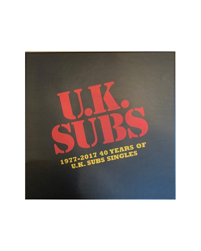 U.K. Subs 1977-2017: 40 YEARS OF UK SUBS SINGLES CD $16.92 CD