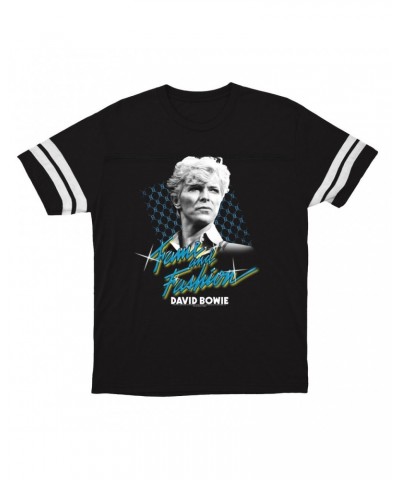 David Bowie T-Shirt | Fame And Fashion Design Football Shirt $15.82 Shirts