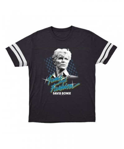 David Bowie T-Shirt | Fame And Fashion Design Football Shirt $15.82 Shirts