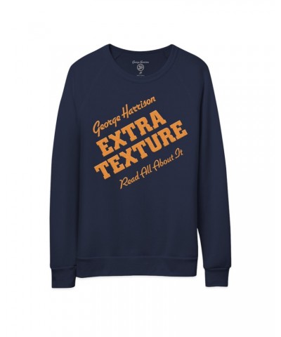 George Harrison Extra Texture Flocking Navy Crewneck $23.00 Sweatshirts