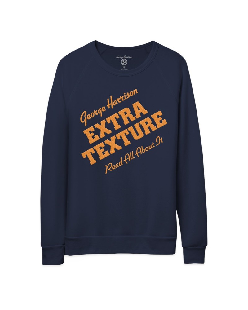 George Harrison Extra Texture Flocking Navy Crewneck $23.00 Sweatshirts