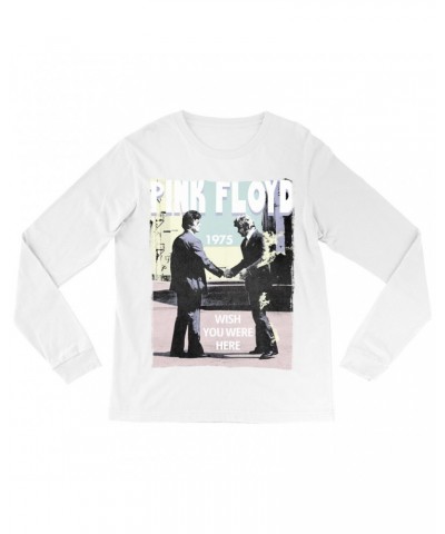 Pink Floyd Long Sleeve Shirt | Pastel Wish You Were Here Design Shirt $11.68 Shirts