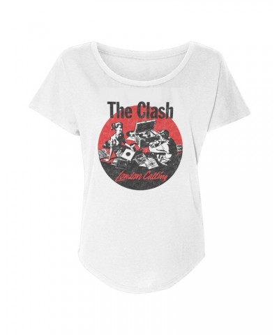 The Clash The Singles Ladies White T-Shirt $9.82 Shirts