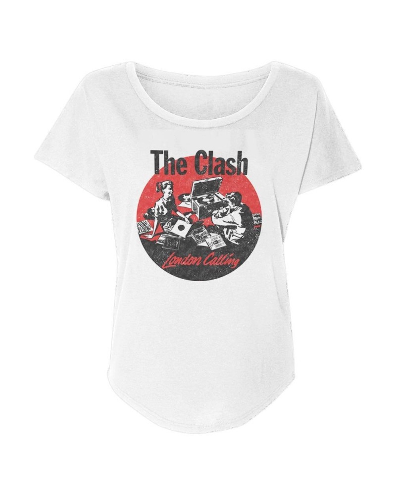 The Clash The Singles Ladies White T-Shirt $9.82 Shirts