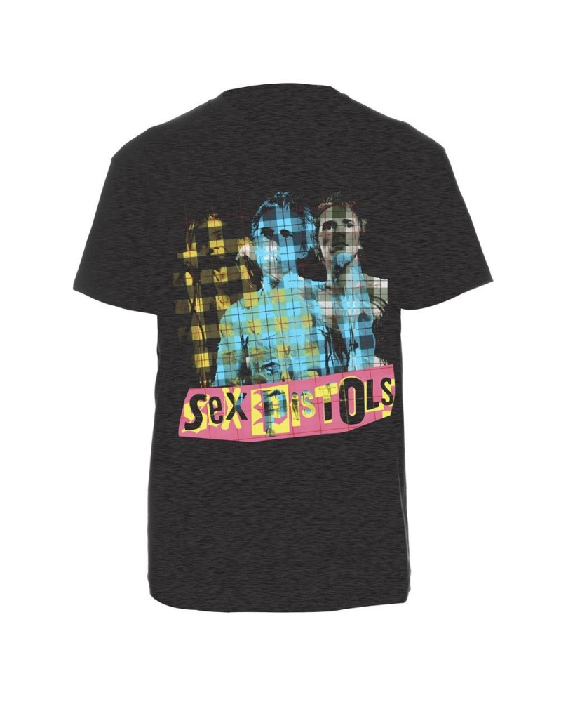 Sex Pistols Plaid Photo Logo Tee $13.39 Shirts